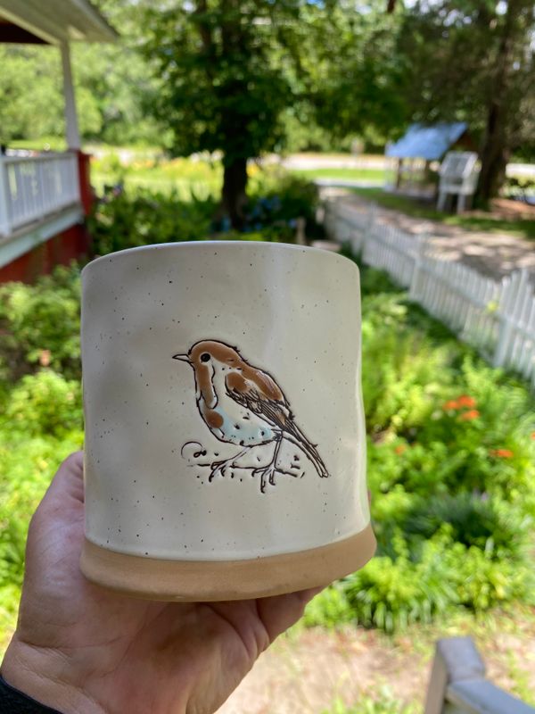 Little Bird 4.25&quot; Sally Sketch Flower Pot