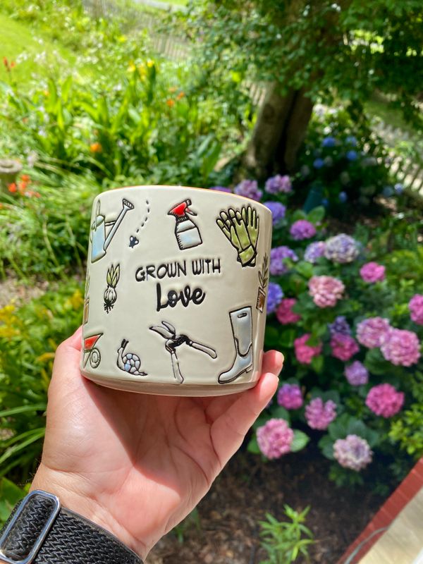 Grown With Love 4&quot; Planter
