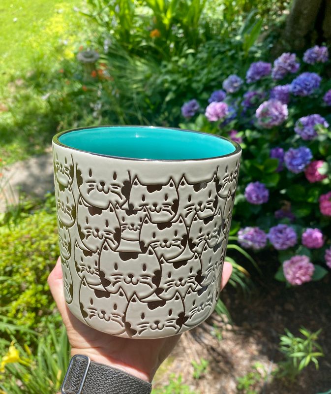 Cat Face 5&quot; Planter