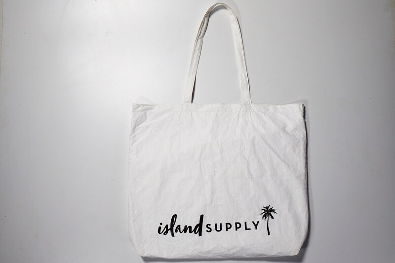 Large white tote