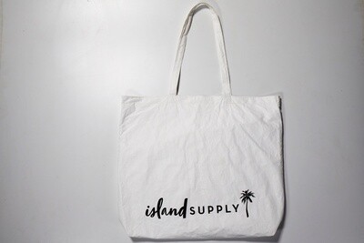 Large white tote