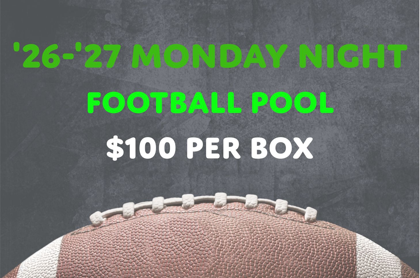 Monday Night Football Boxes 26-27