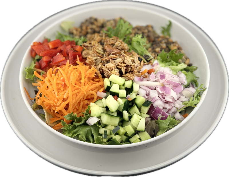 Grains, Greens & Granola Salad