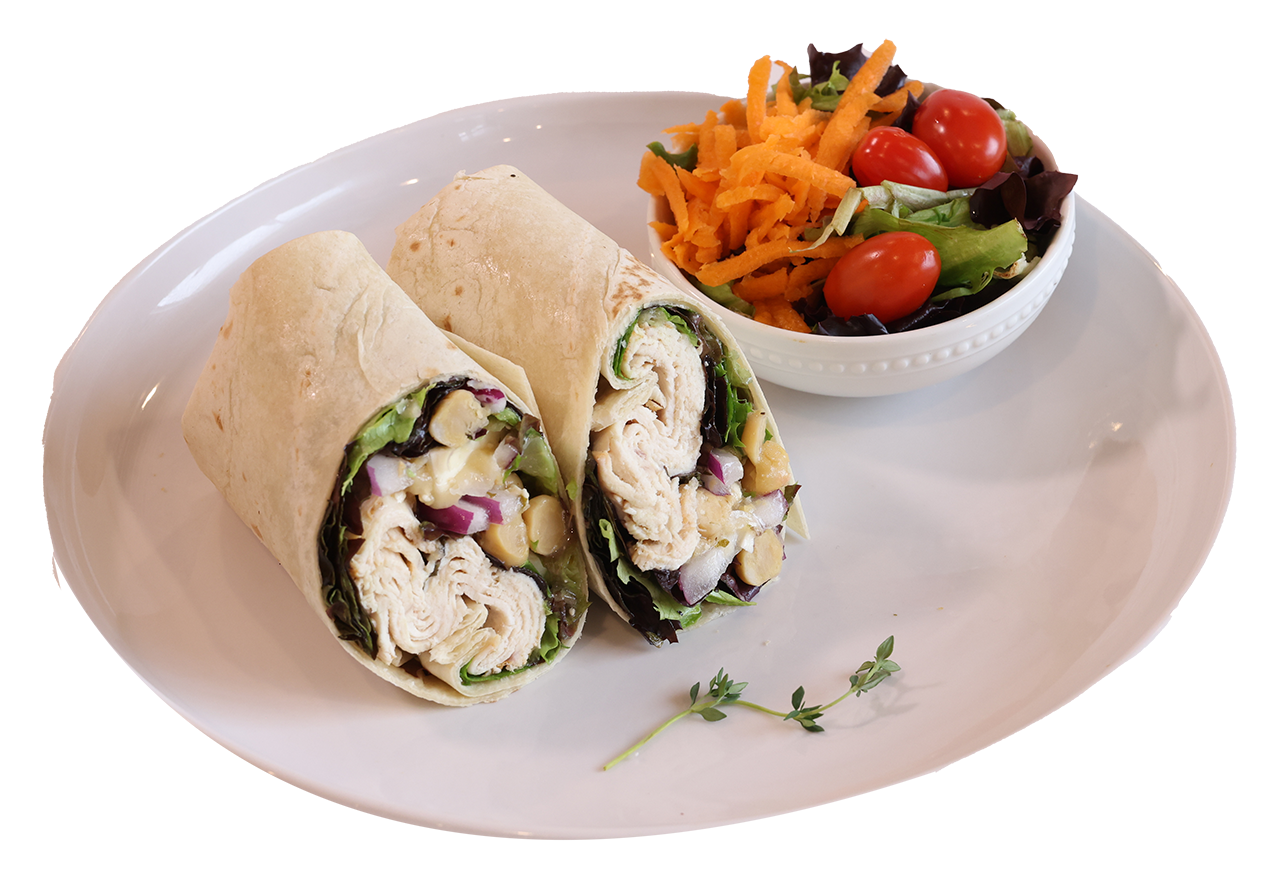 Chicken "Greek Salad" Wrap