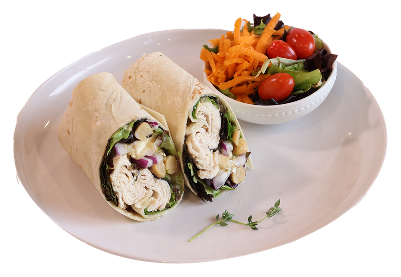 Chicken "Greek Salad" Wrap