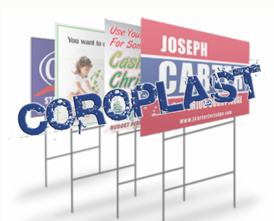 18 x 24 Coroplast Signs (Single Sided)
