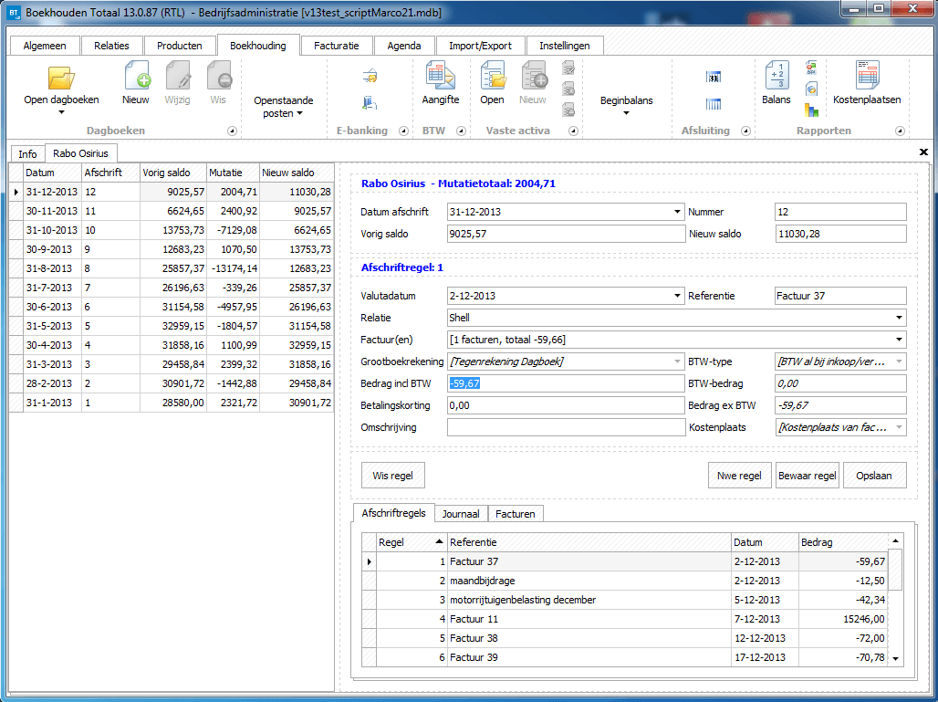 Boekhouden Totaal versie 13