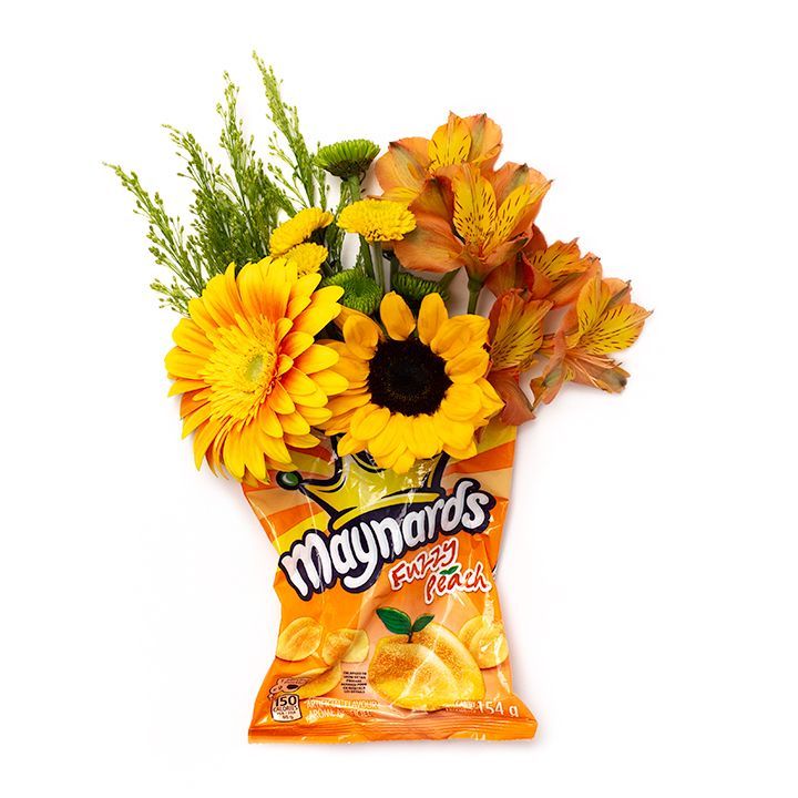 Fuzzy Peach Bouquet