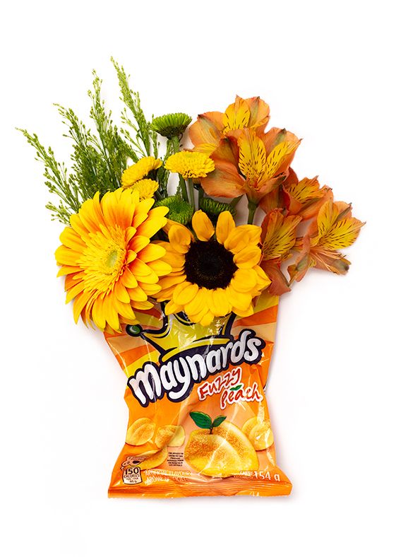 Fuzzy Peach Bouquet