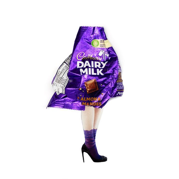 Dairy Milk Midi skirt