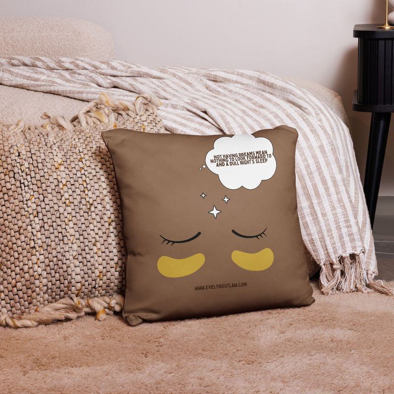 &quot;When Ericka Woke Up&quot; Dreamer’s Throw Pillow – Cozy &amp; Inspirational