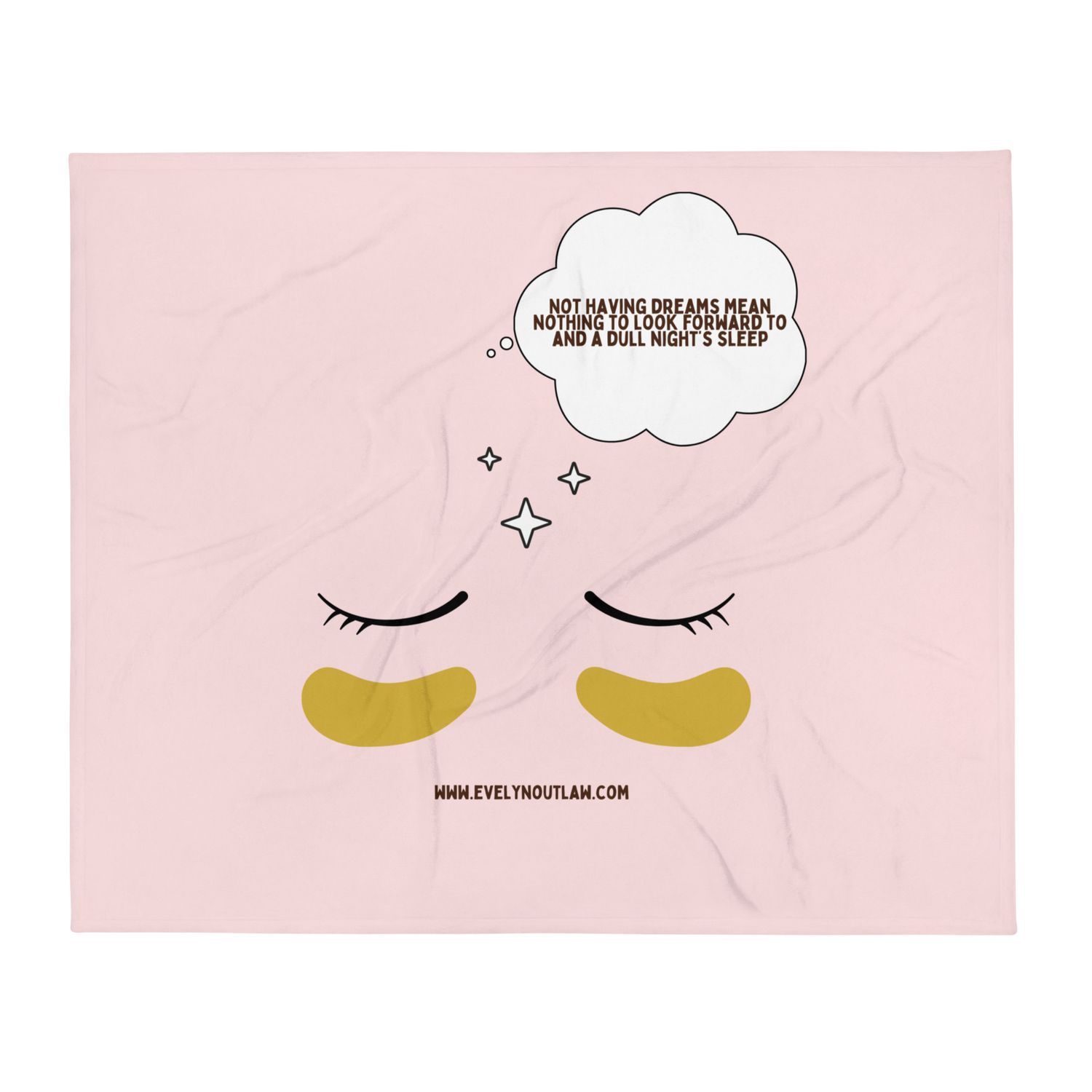&quot;When Ericka Woke Up&quot; Dreamer’s Throw Blanket – Soft, Cozy, and Inspirational