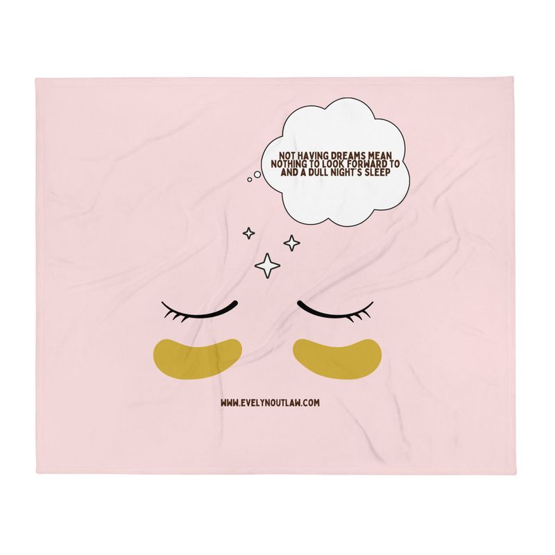 &quot;When Ericka Woke Up&quot; Dreamer’s Throw Blanket – Soft, Cozy, and Inspirational