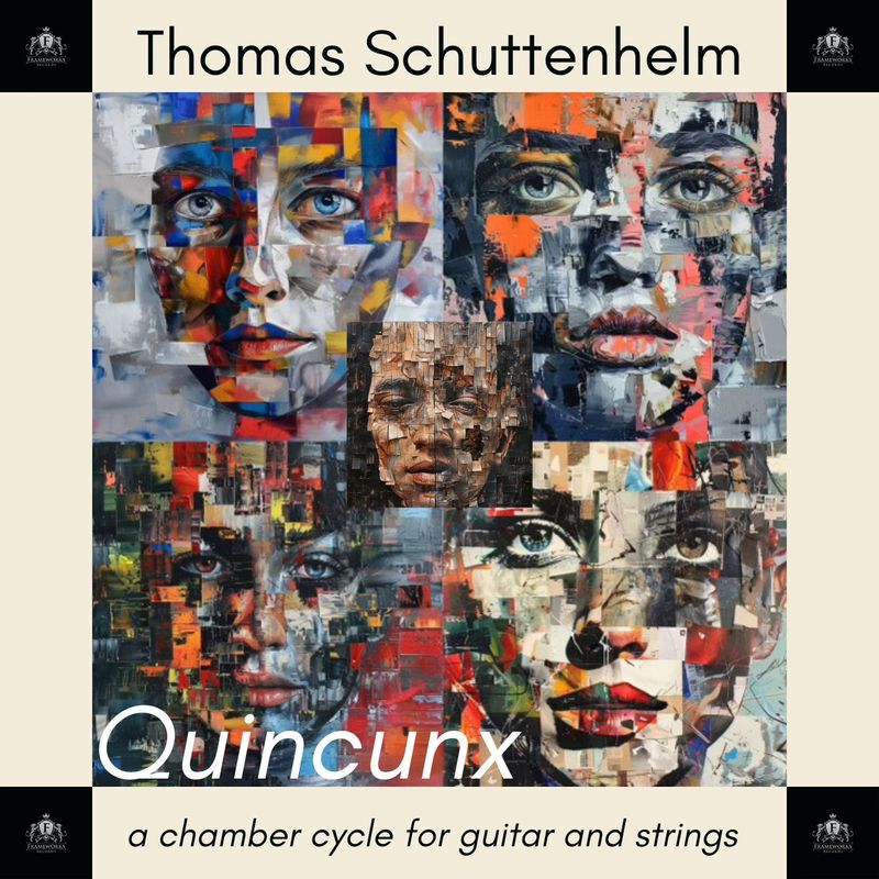 Quincunx - a chamber cycle for guitar and strings (DIGITAL DOWNLOAD)