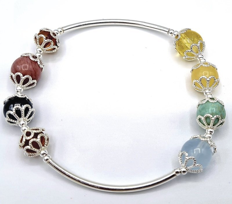 BRACELET CHEMIN DE VIE FAIT MAIN montage ARGENT 925
