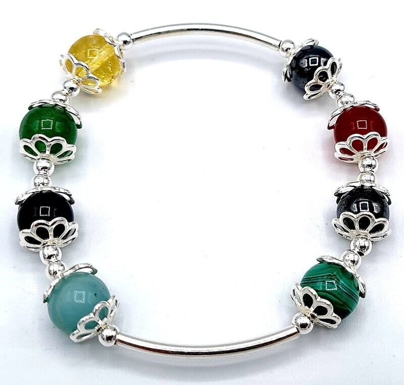 BRACELET CHEMIN DE VIE FAIT MAIN montage ARGENT 925