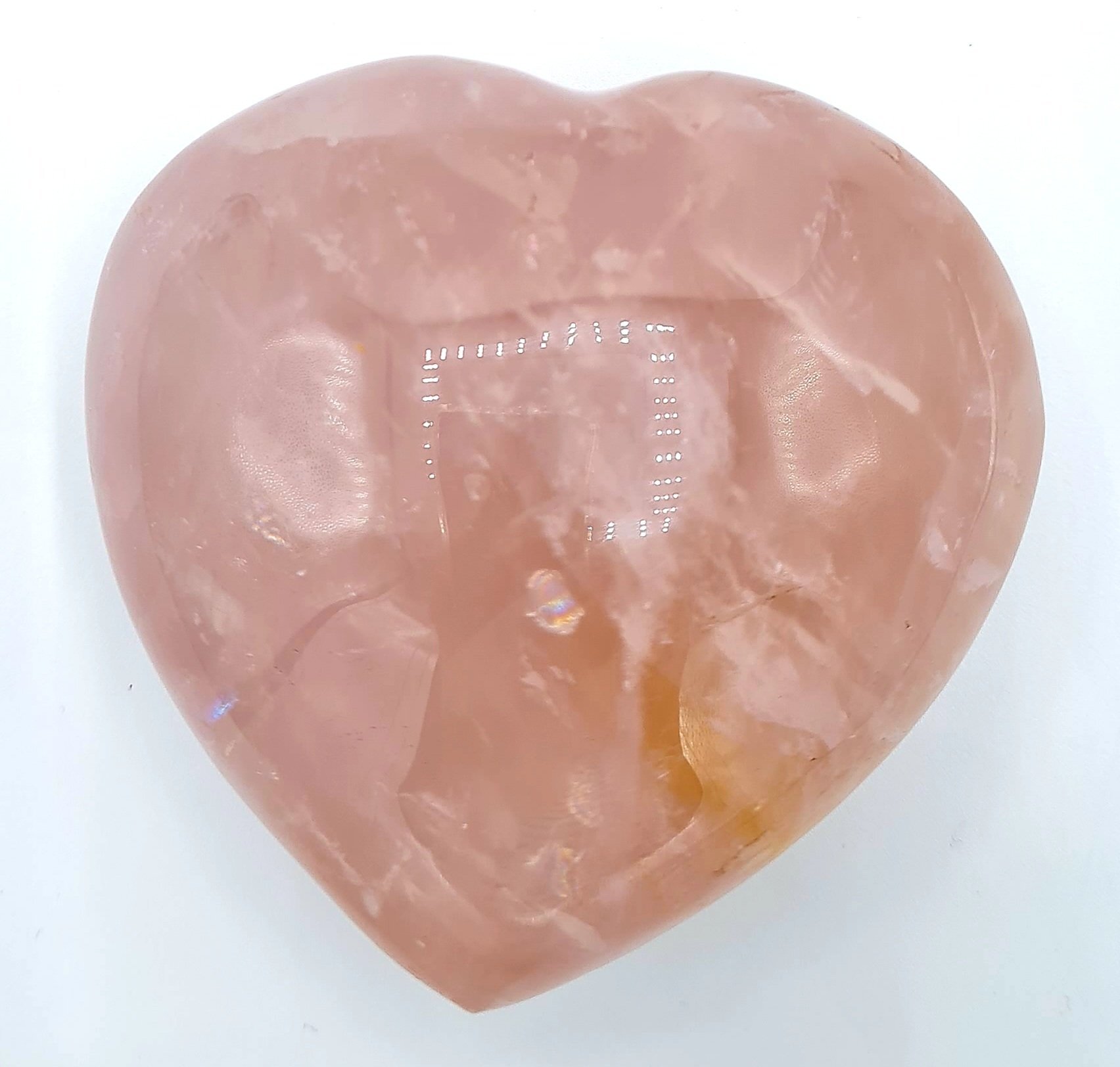 PENDULE QUARTZ ROSE EN PIERRE NATURELLE