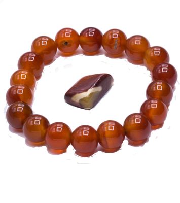 BRACELET CORNALINE + PIERRE CORNALINE OFFERT BRACELET CORNALINE + PIERRE CORNALINE OFFERT