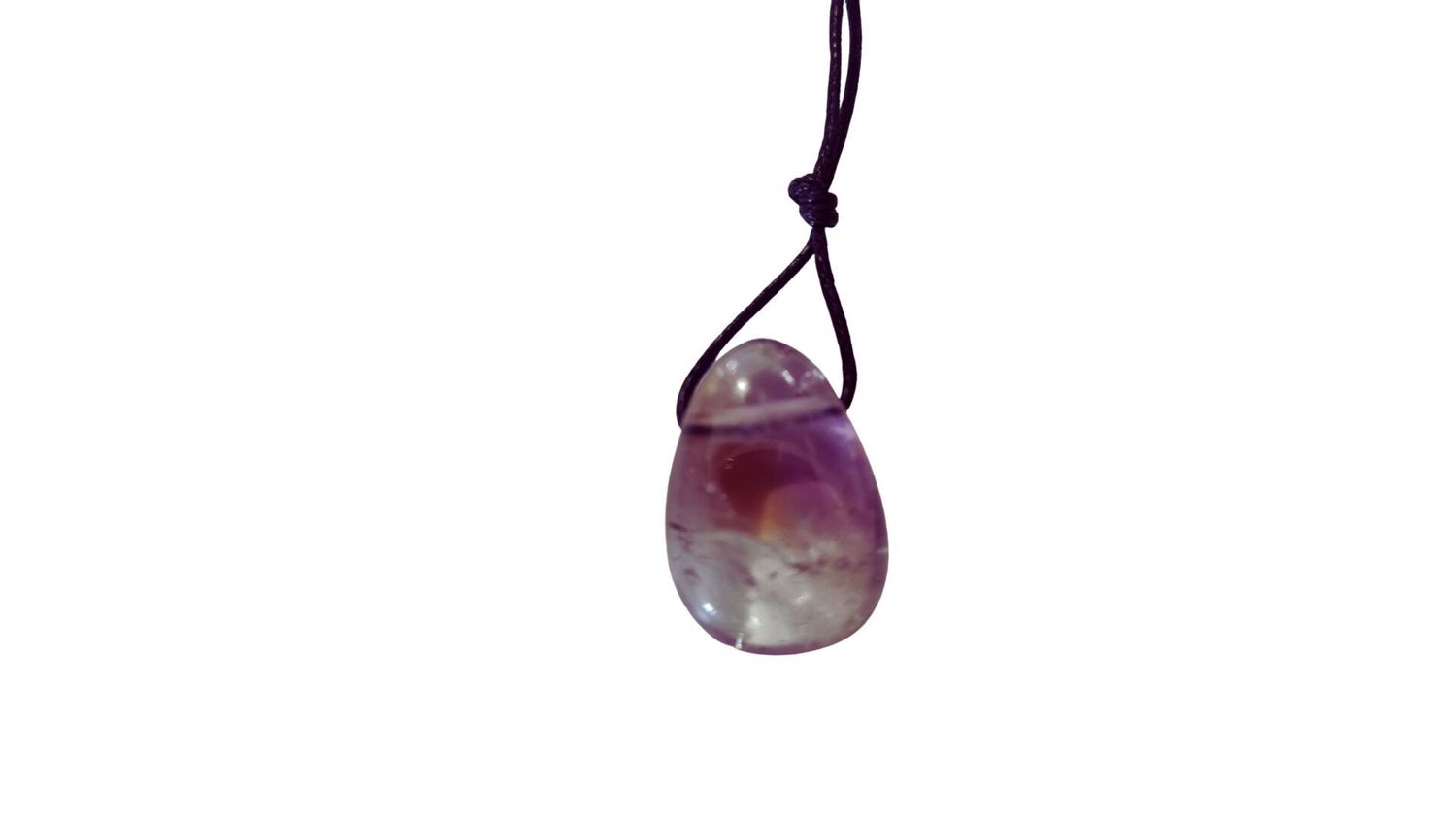PENDENTIF PIERRE PERCEE AMETRINE