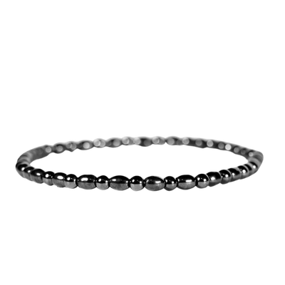 BRACELET DE CHEVILLE MAGNETIQUE HEMATITE NOIRE