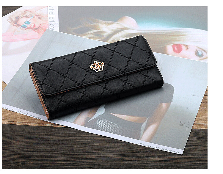 Luxuriöse Designer Damen Brieftasche / Portemonnaie in 2 Farben