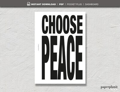 Dashboard Choose Peace Pocket Plus