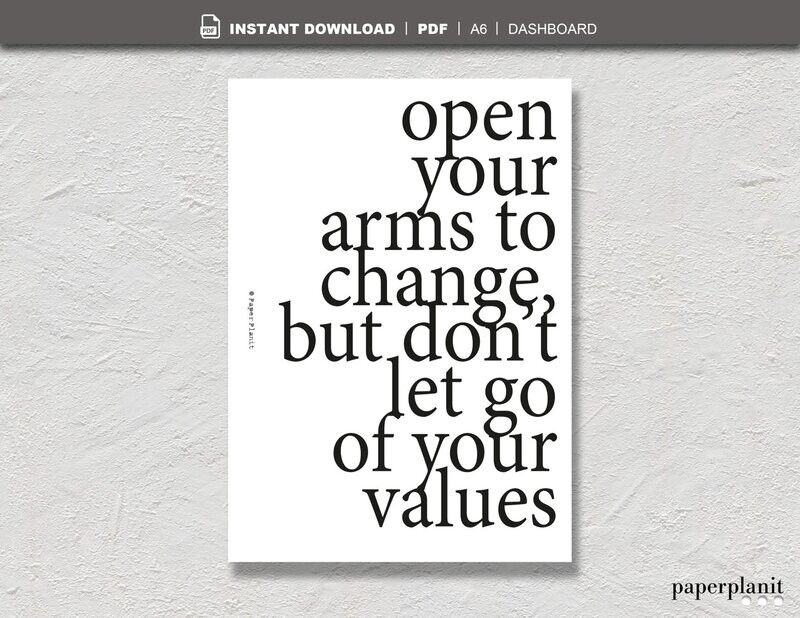 Dashboard Open your arms to change A6