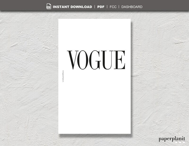 Dashboard Vogue FCC