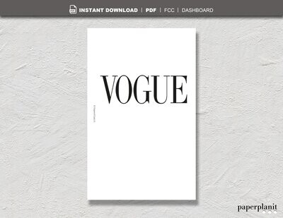 Dashboard Vogue FCC