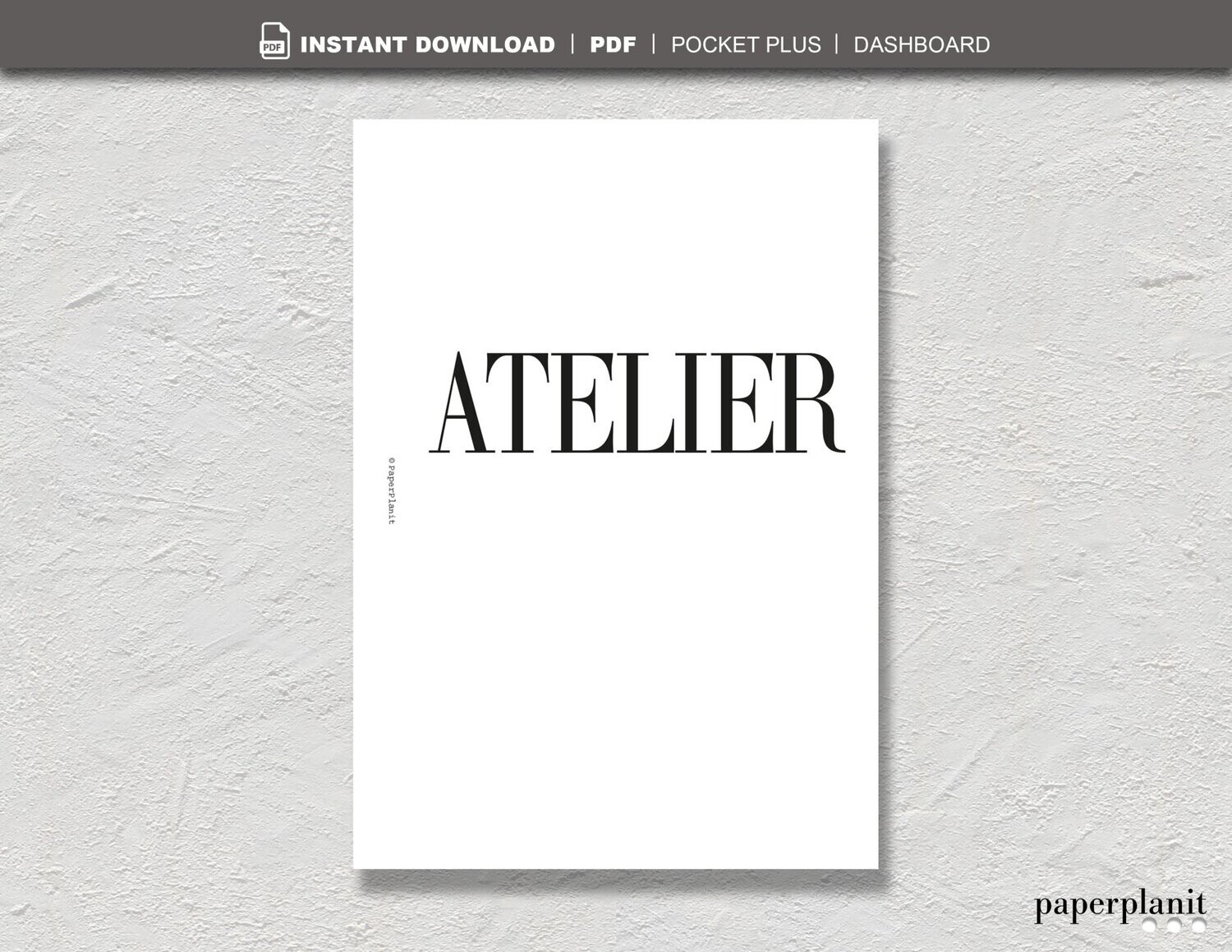Dashboard Atelier Pocket Plus
