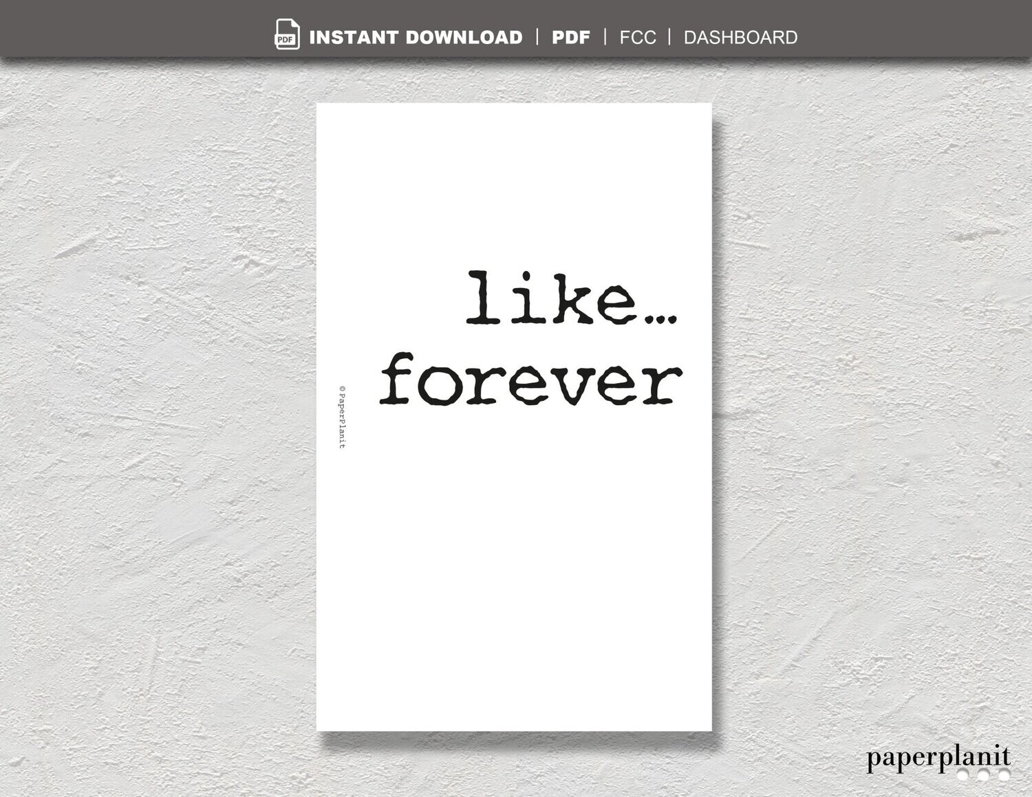 Dashboard Like… forever FCC