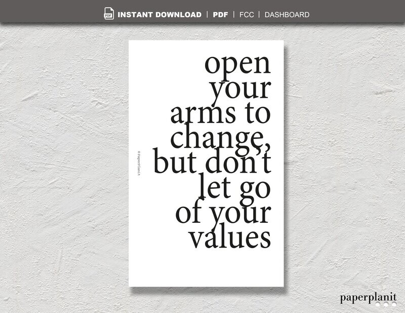 Dashboard Open your arms to change FCC