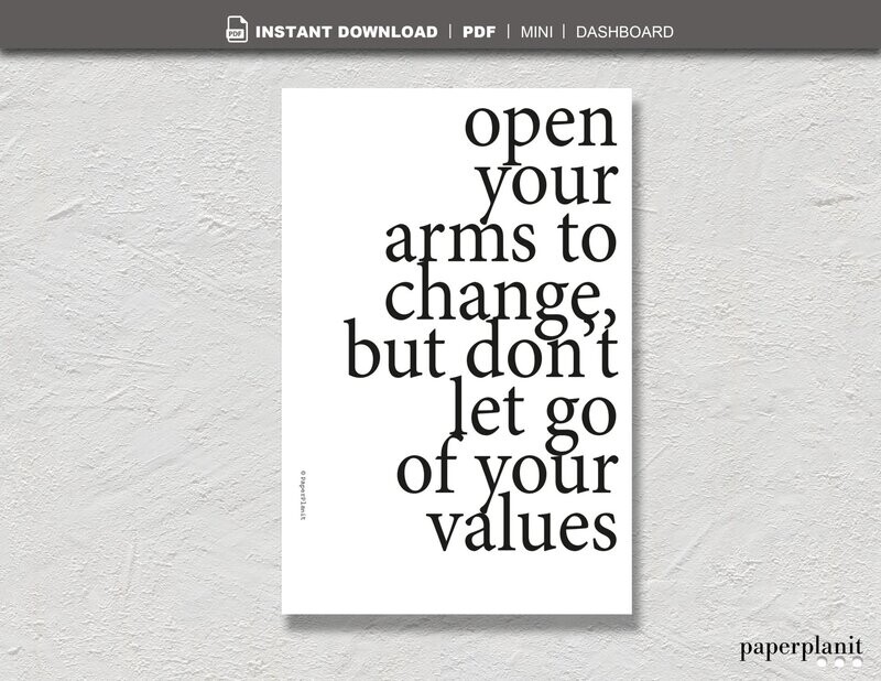 Dashboard Open your arms to change Mini