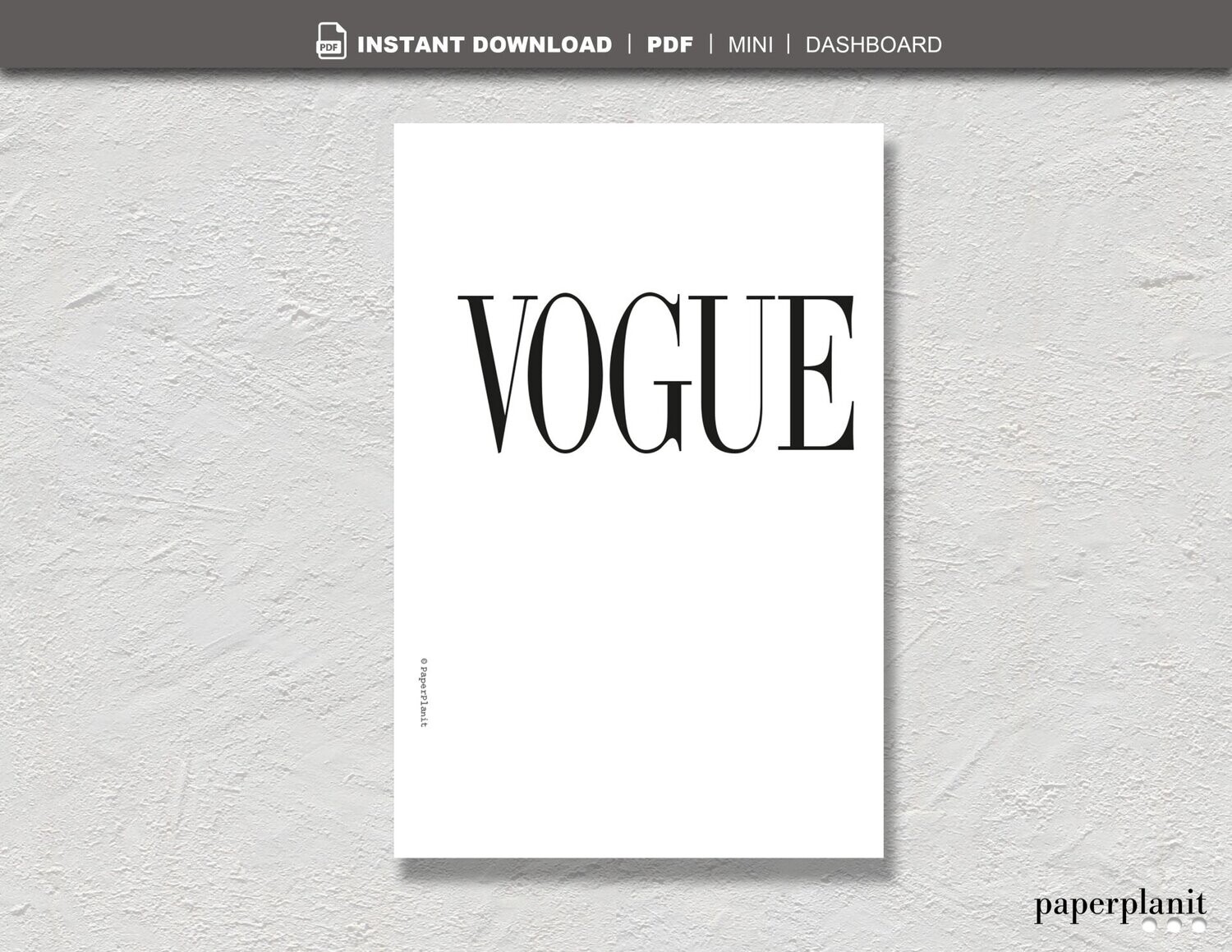 Dashboard Vogue Mini