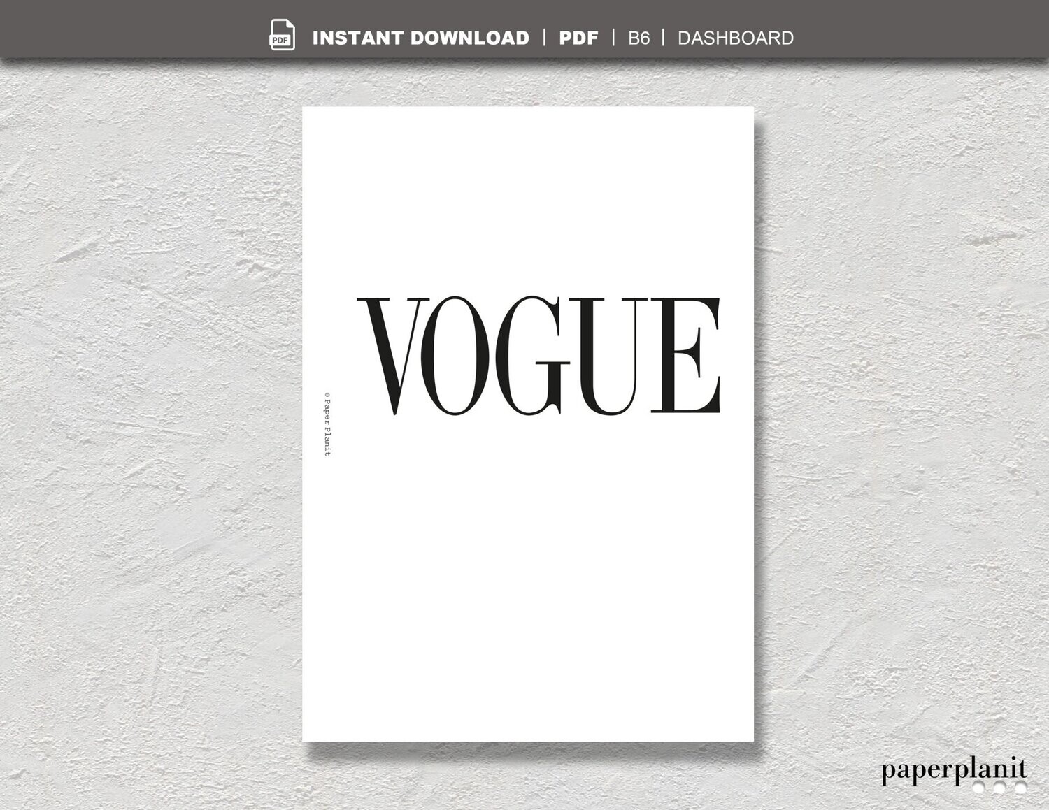 Dashboard Vogue B6