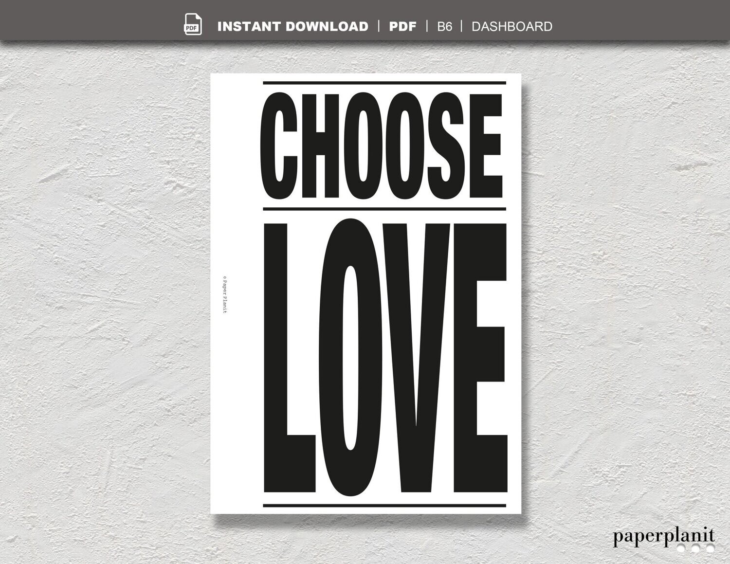 Dashboard Choose Love B6
