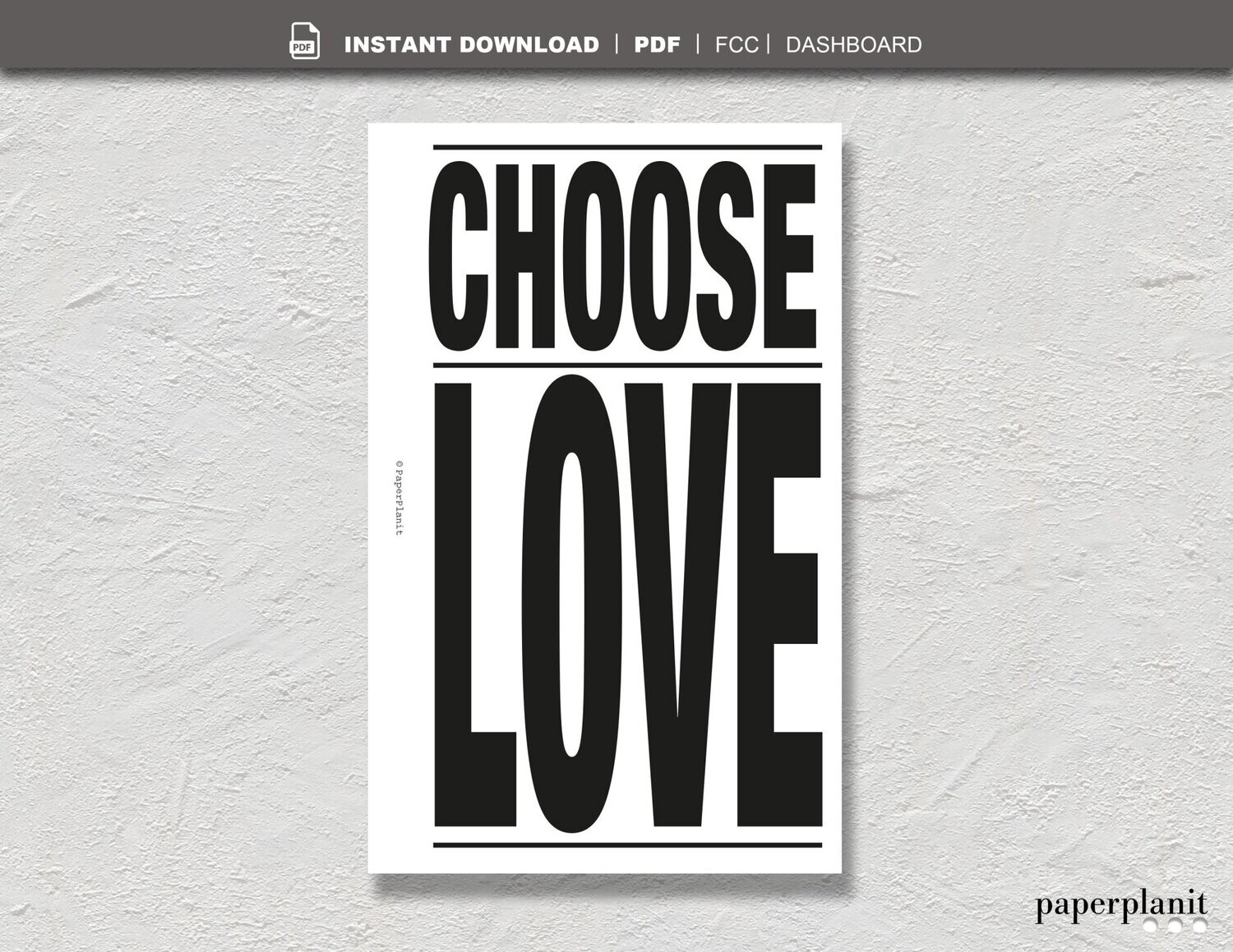 Dashboard Choose Love FCC