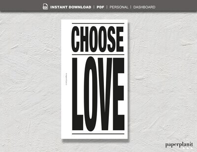 Dashboard Choose Love Personal