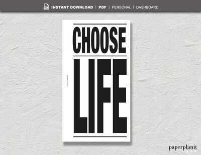 Dashboard Choose Life Personal Dashboard Choose Life Personal