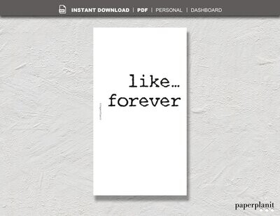 Dashboard Like… forever Personal Dashboard Like… forever Personal