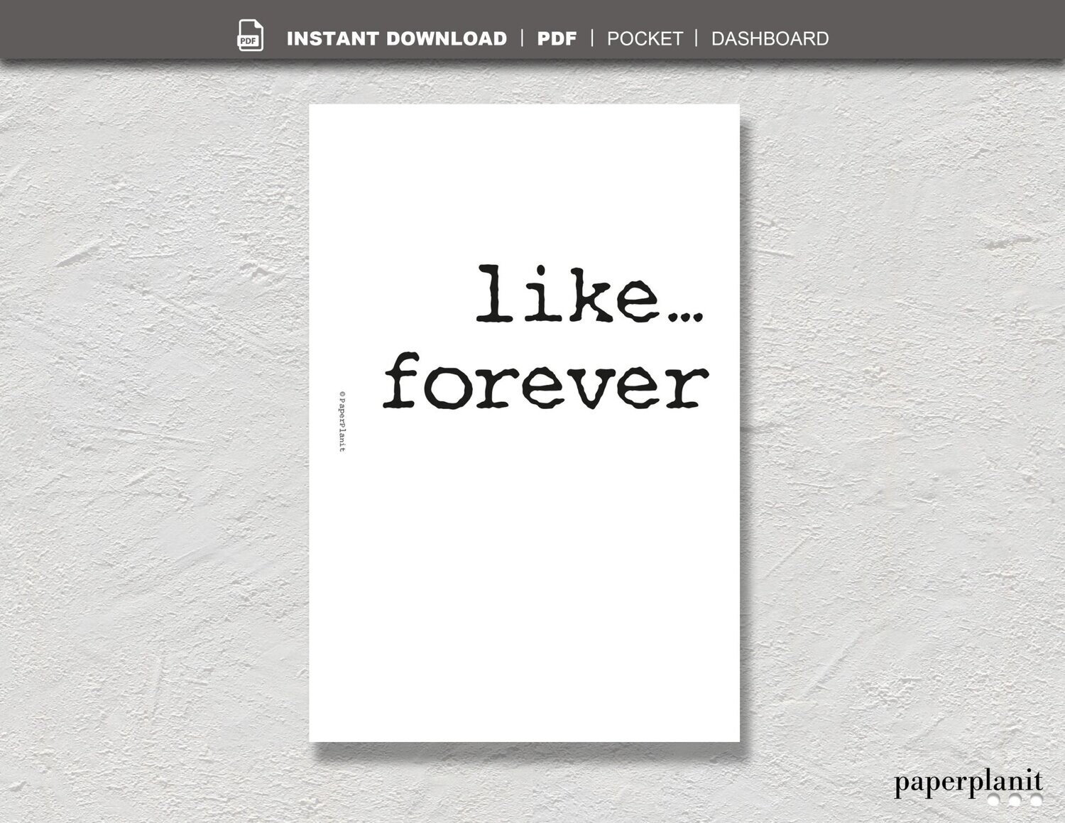 Dashboard Like… forever Pocket