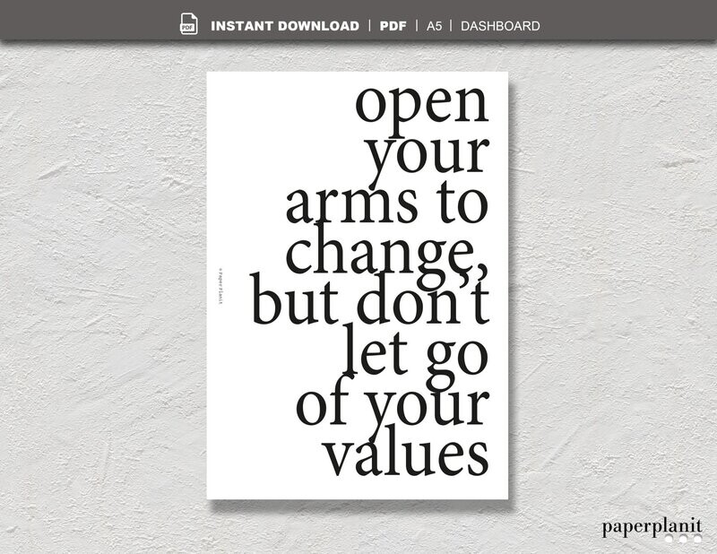 Dashboard Open your arms to change A5