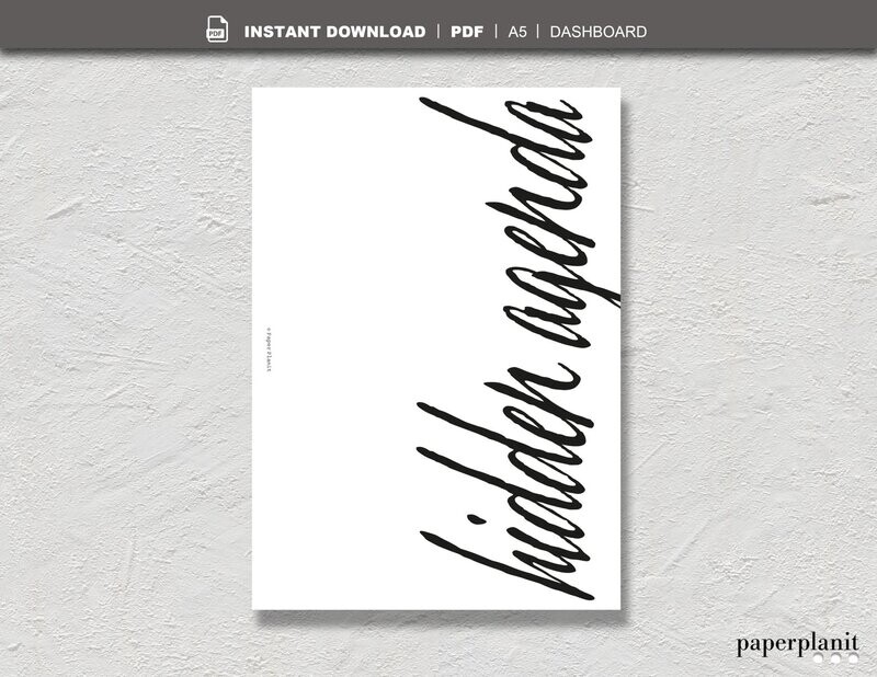 Dashboard Hidden Agenda A5