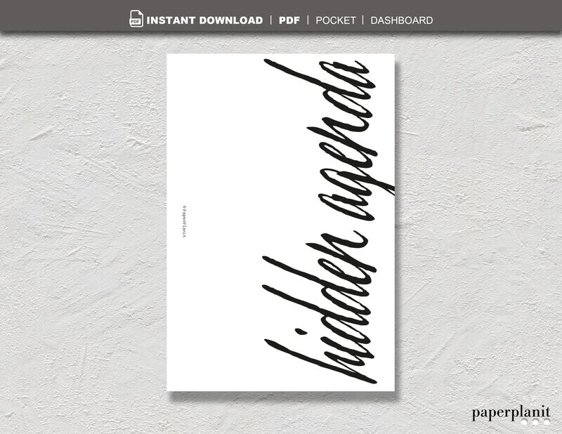 Dashboard Hidden Agenda Pocket