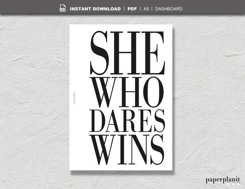 Dashboard She Who Dares A5
