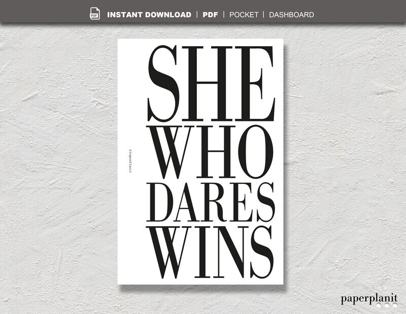 Dashboard She Who Dares Pocket