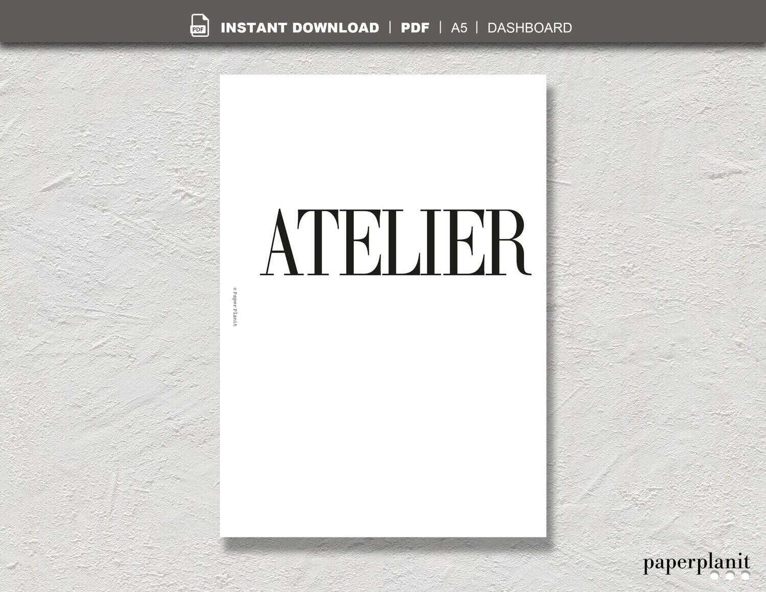 Dashboard Atelier A5