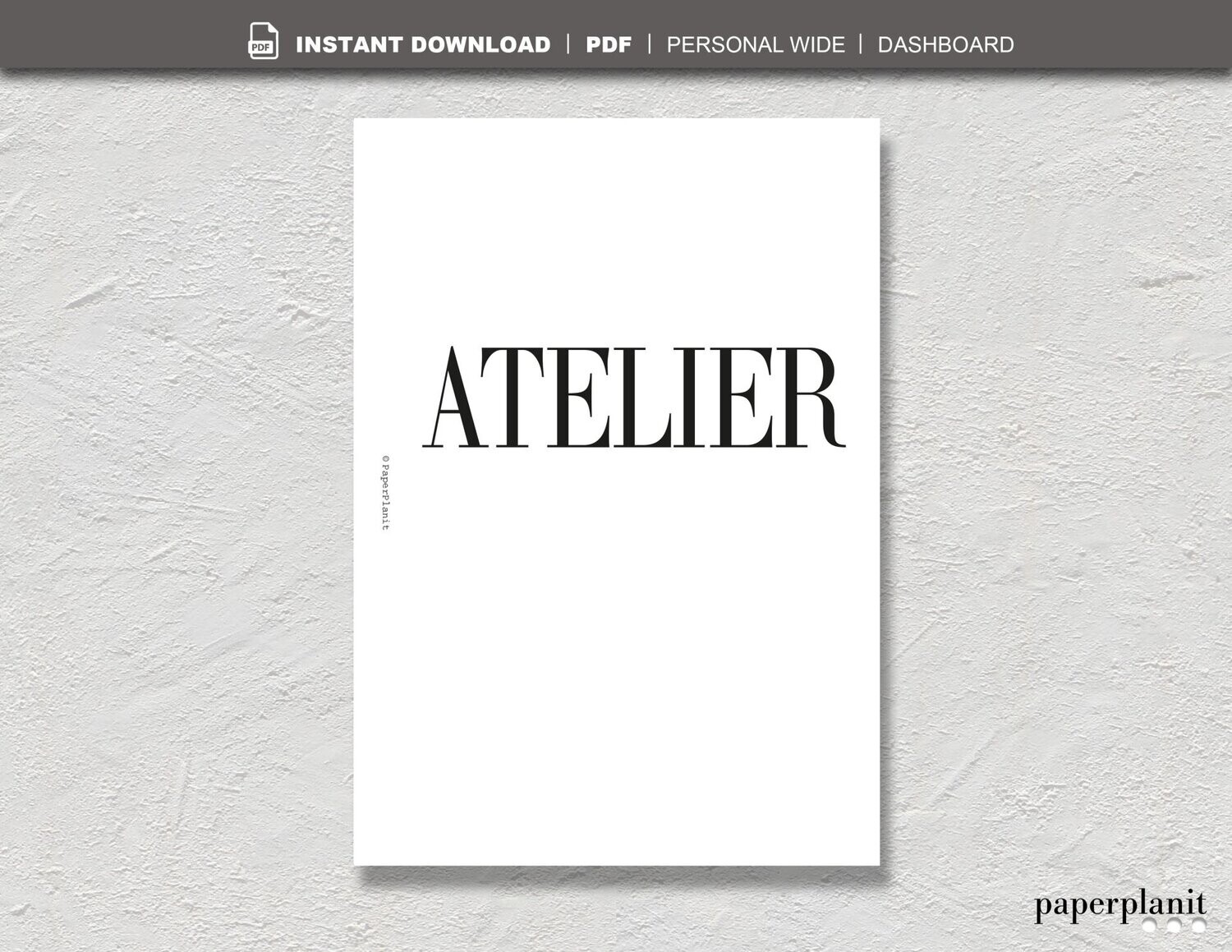 Dashboard Atelier Personal Wide