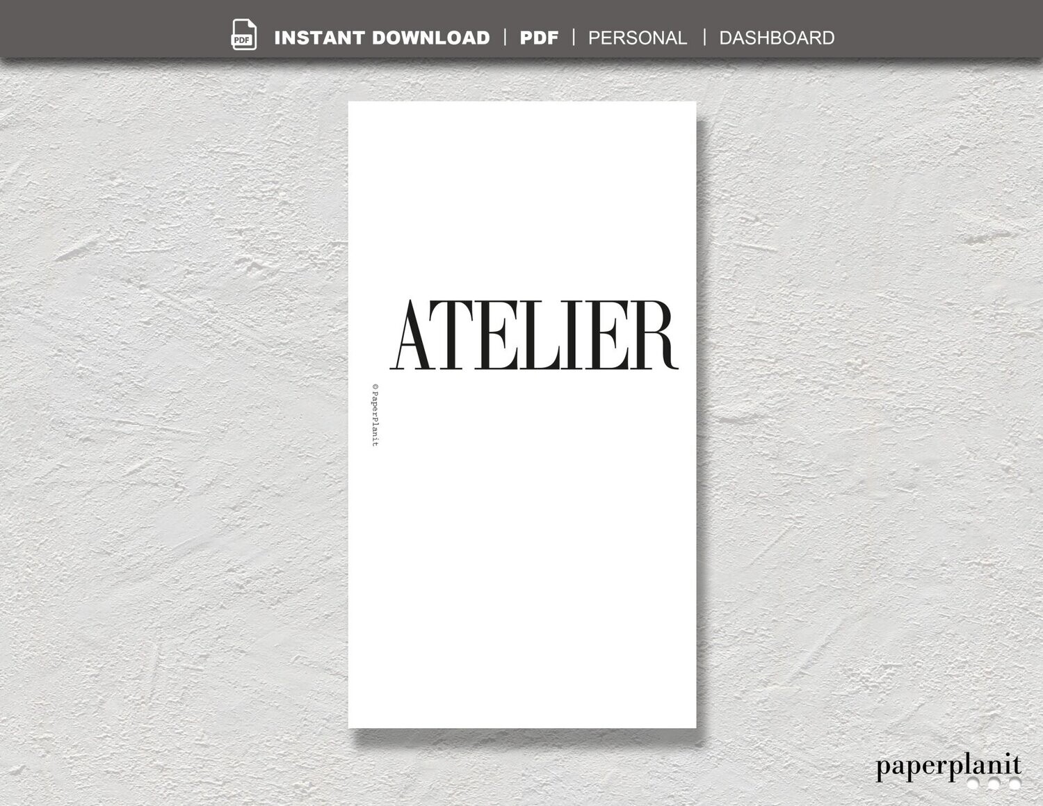 Dashboard Atelier Personal