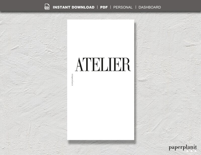 Dashboard Atelier Personal
